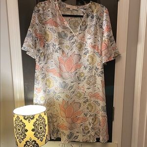 LOFT Multicolor Floral Blouse